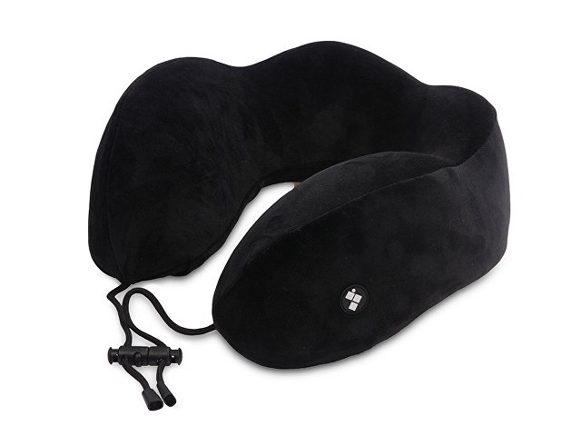 Подушка для путешествий с эффектом памяти Мемо "Bluewinder" Black