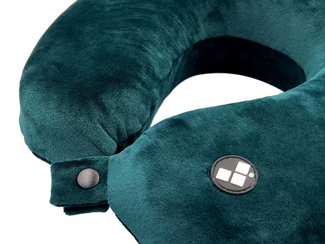 Подушка для путешествий с эффектом памяти Мемо "Drowsy" Emerald