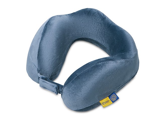 Подушка для путешествий с эффектом памяти Travel Blue Tranquility Pillow, увеличенная (212), цвет синий
