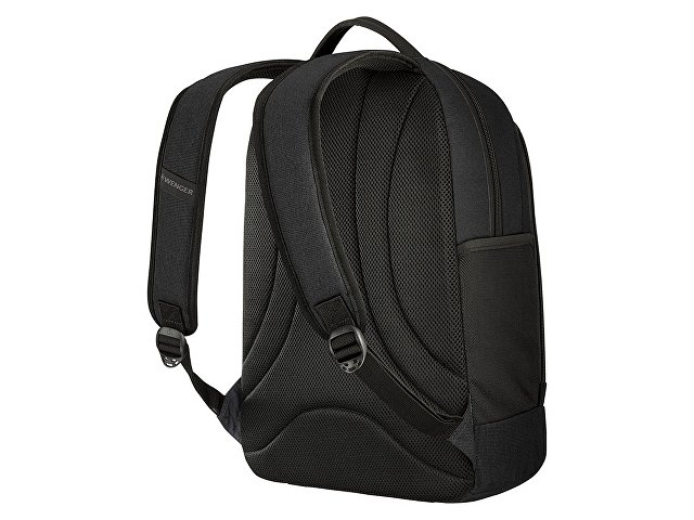 Рюкзак WENGER Oryson 16", чёрный, переработанный ПЭТ/Полиэстер, 32х45х19 см, 25 л.