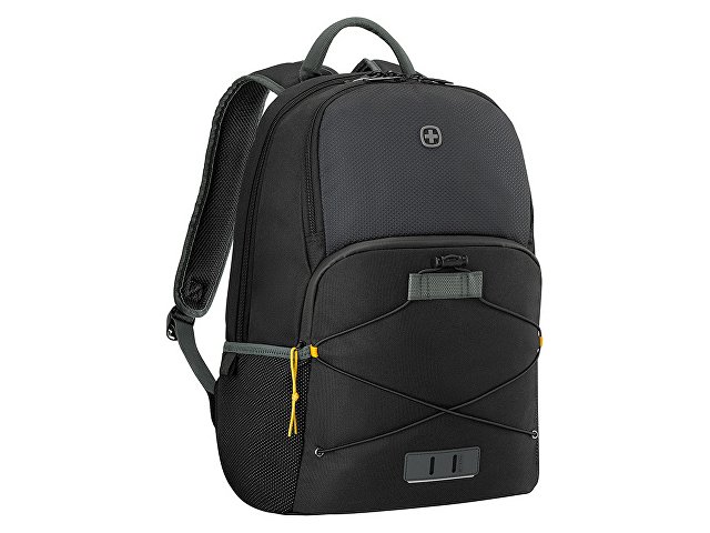 Рюкзак WENGER Trayl 15.6", чёрный, переработанный ПЭТ, 34 x 20 x 45 см, 22 л.
