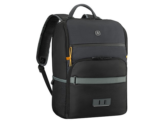 Рюкзак WENGER Move 16", чёрный, переработанный ПЭТ, 33 x 19 x 44 см, 22 л