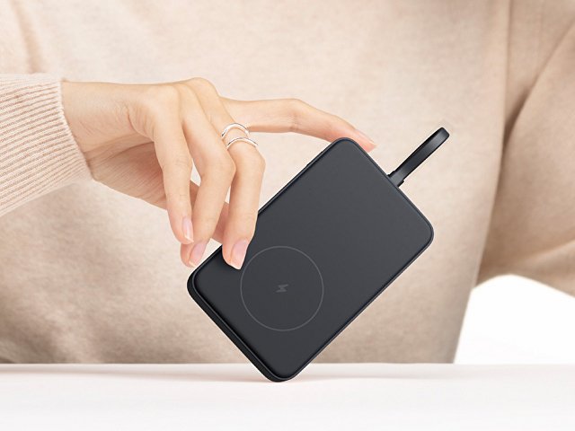 Внешний аккумулятор с кабелем Xiaomi 33W Magnetic Power Bank 10000mAh (Integrated Cable) Gray