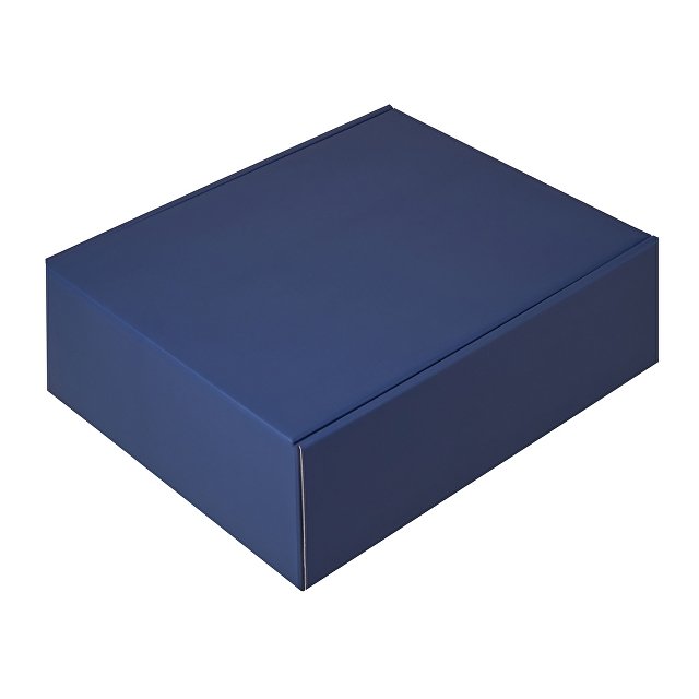 Коробка подарочная "Колорит лайт" МГК, размер XL, 23,5 х 30 х 10,5 см , темно-синий