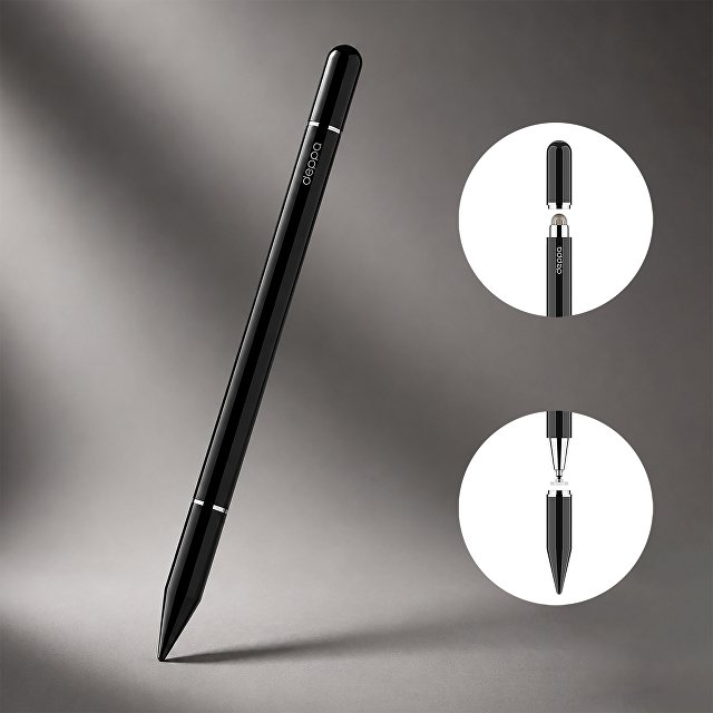 Стилус универсальный Pro Stick для планшетов и смартфонов, черный, Deppa