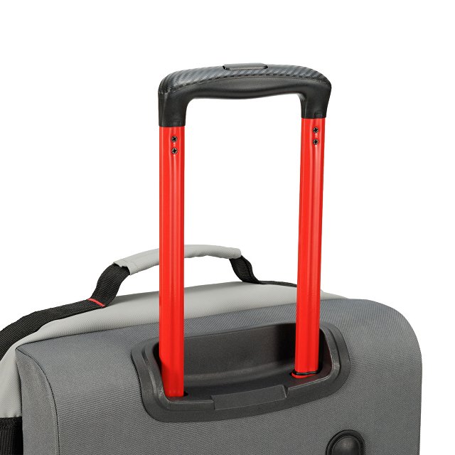 Сумка на колесах TORBER РИТМ, серый, полиэстер 900D с PU покрытием, 49 x 35,5 x 26 см, 35 л