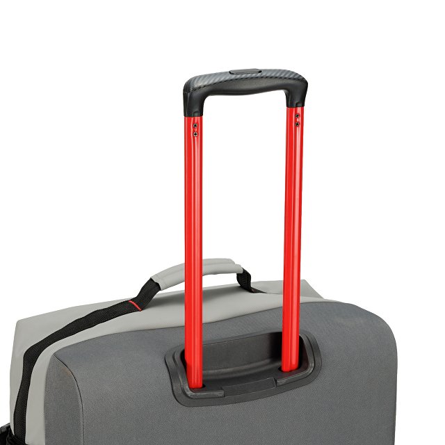 Сумка на колесах TORBER РИТМ, серый, полиэстер 900D с PU покрытием, 74 х 42 х 31 см, 80 л