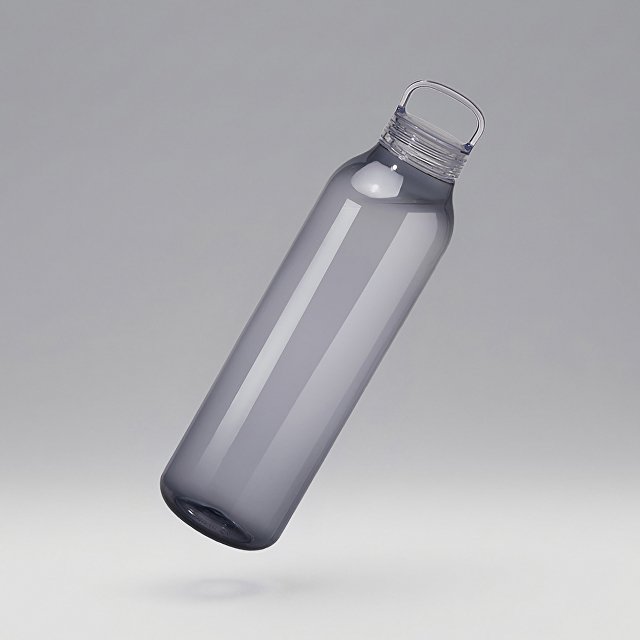 Бутылка для воды «Холв», 900 мл,черный/прозрачный