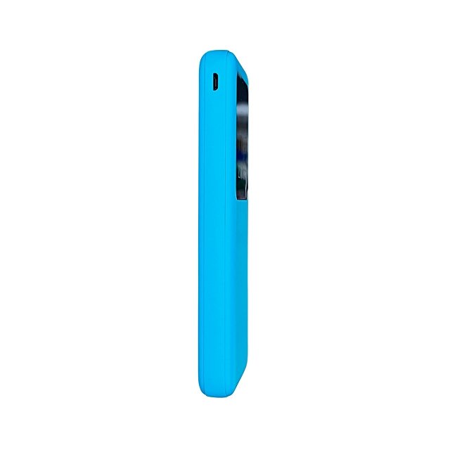 Внешний аккумулятор Kris soft touch, 10000mAh (Голубой)