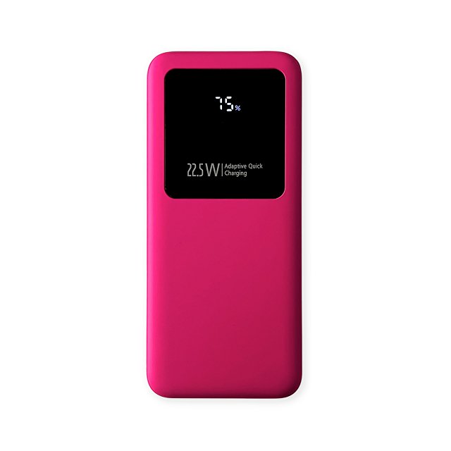 Внешний аккумулятор Kris soft touch, 10000mAh (Розовый)