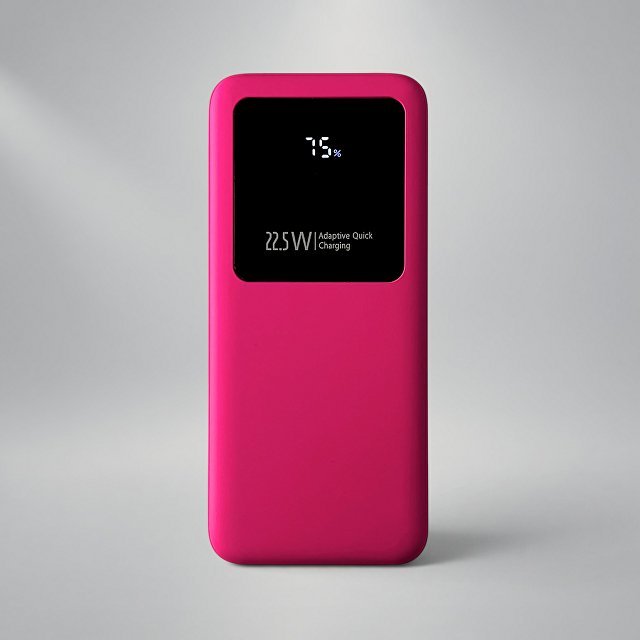Внешний аккумулятор Kris soft touch, 10000mAh (Розовый)