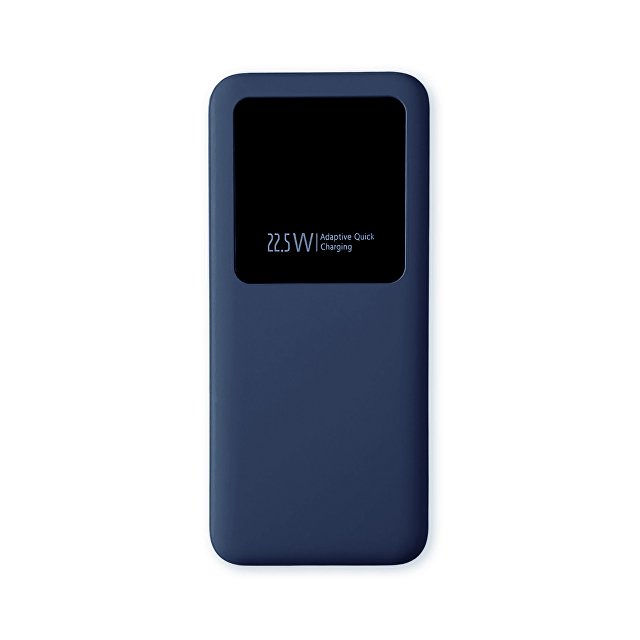 Внешний аккумулятор Kris soft touch, 10000mAh (Тёмно-синий)