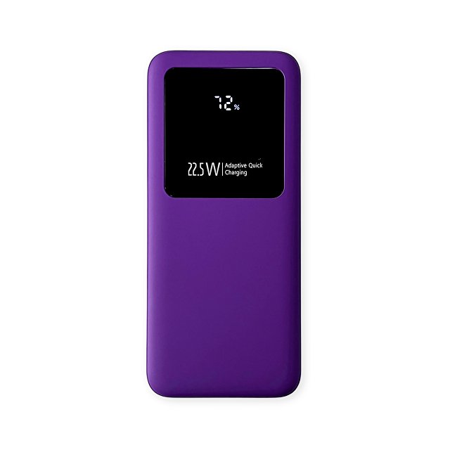 Внешний аккумулятор Kris soft touch, 10000mAh (Фиолетовый)