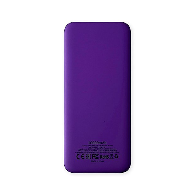 Внешний аккумулятор Kris soft touch, 10000mAh (Фиолетовый)