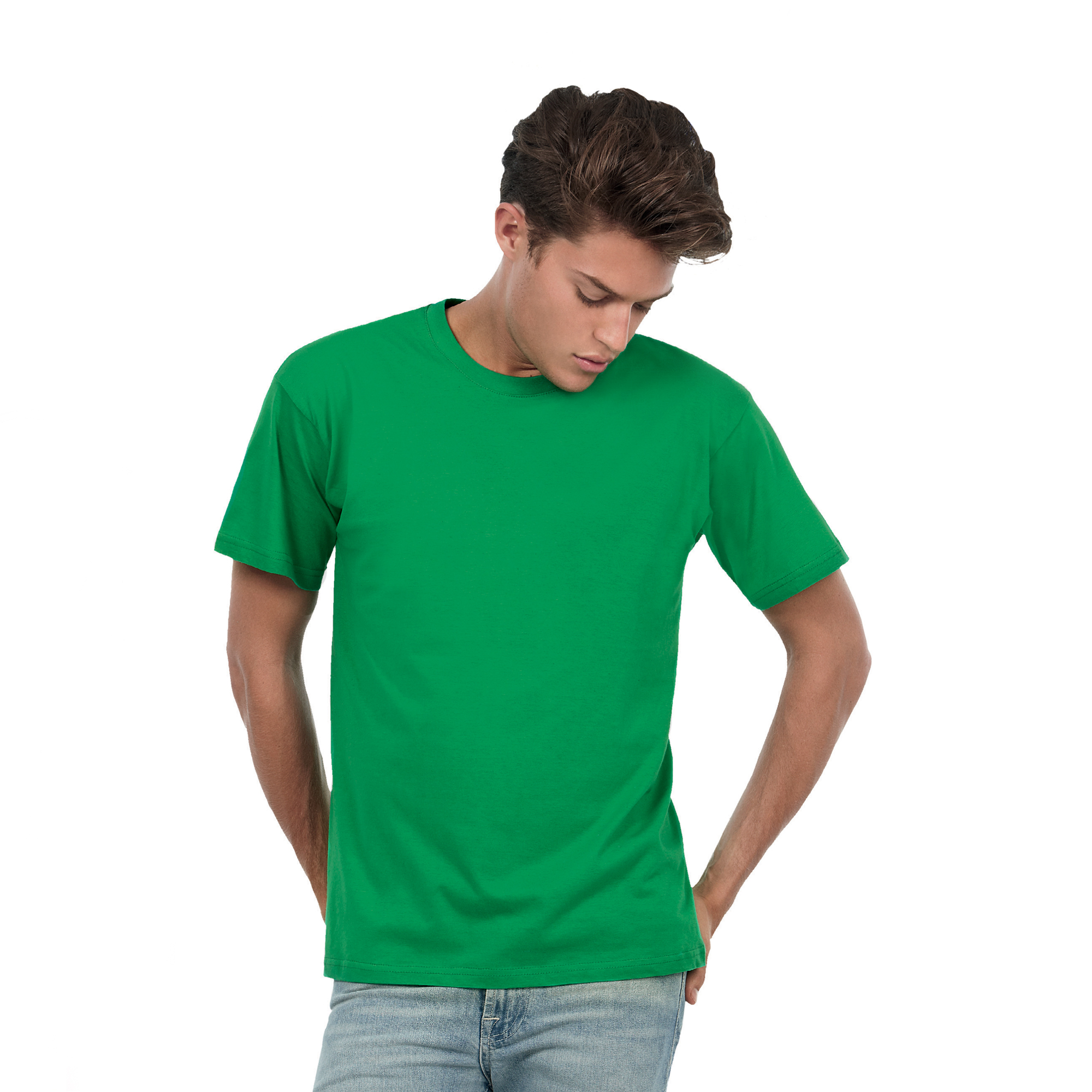Футболка Exact 150, ярко-зеленый, XL