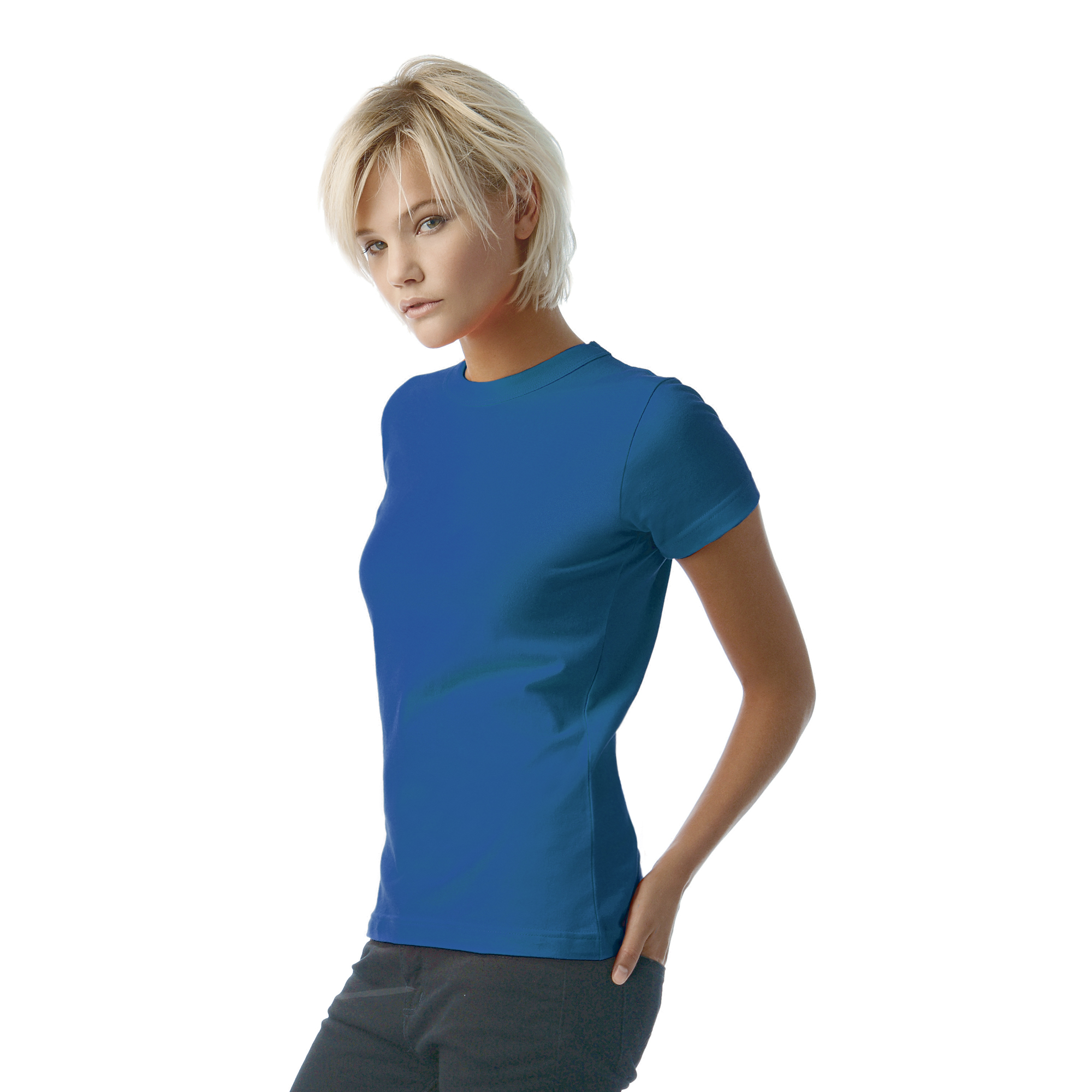 Футболка женская Exact 190/women, ярко-синий, L