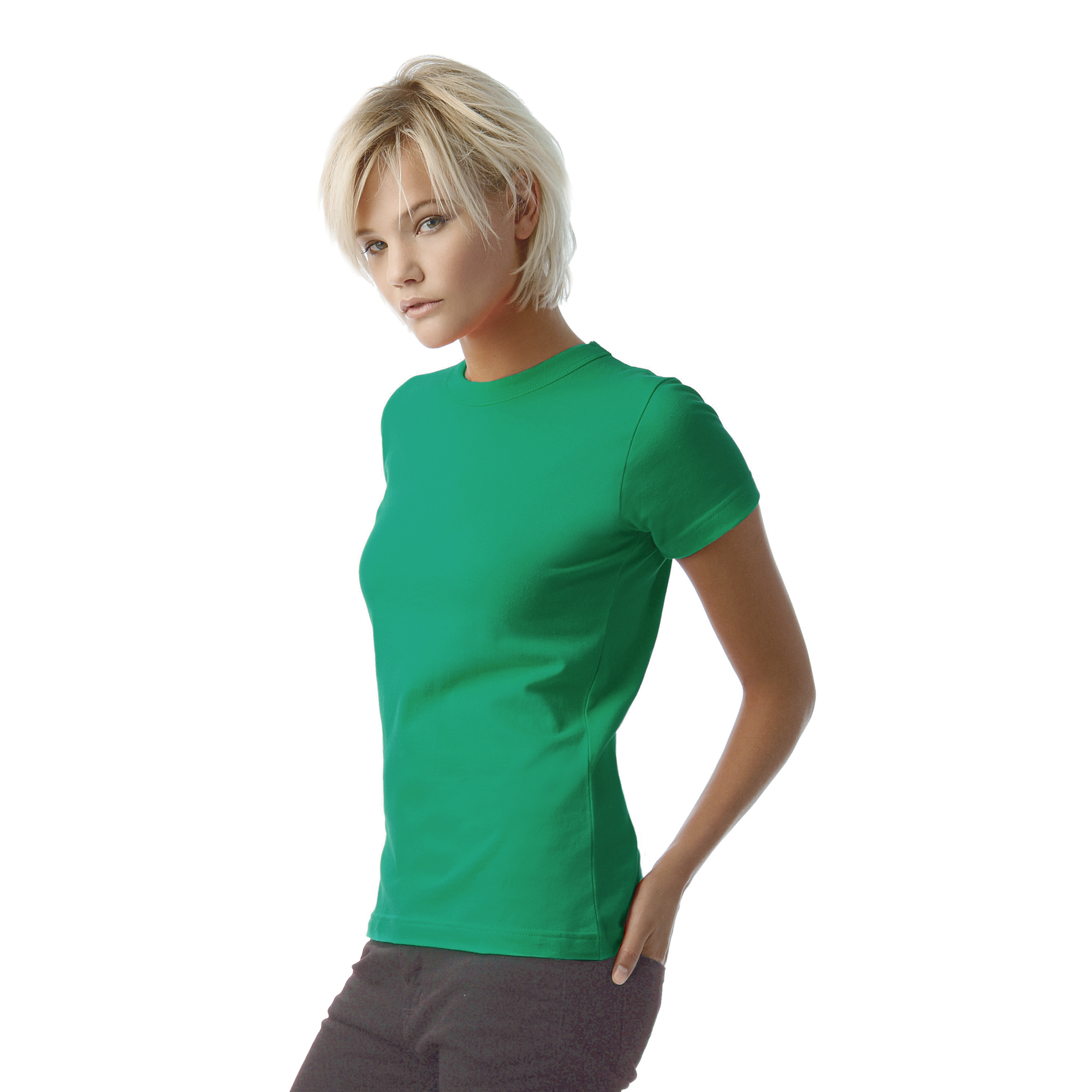 Футболка женская Exact 190/women, ярко-зеленый, S