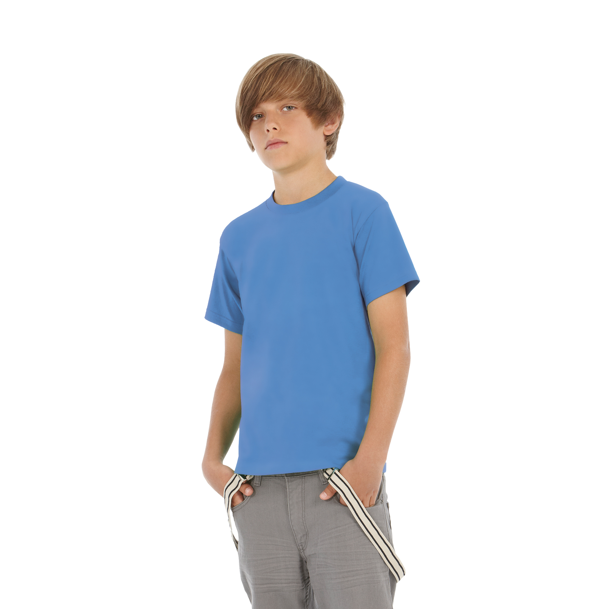 Футболка детская Exact 150/kids, лазурный, 5/6