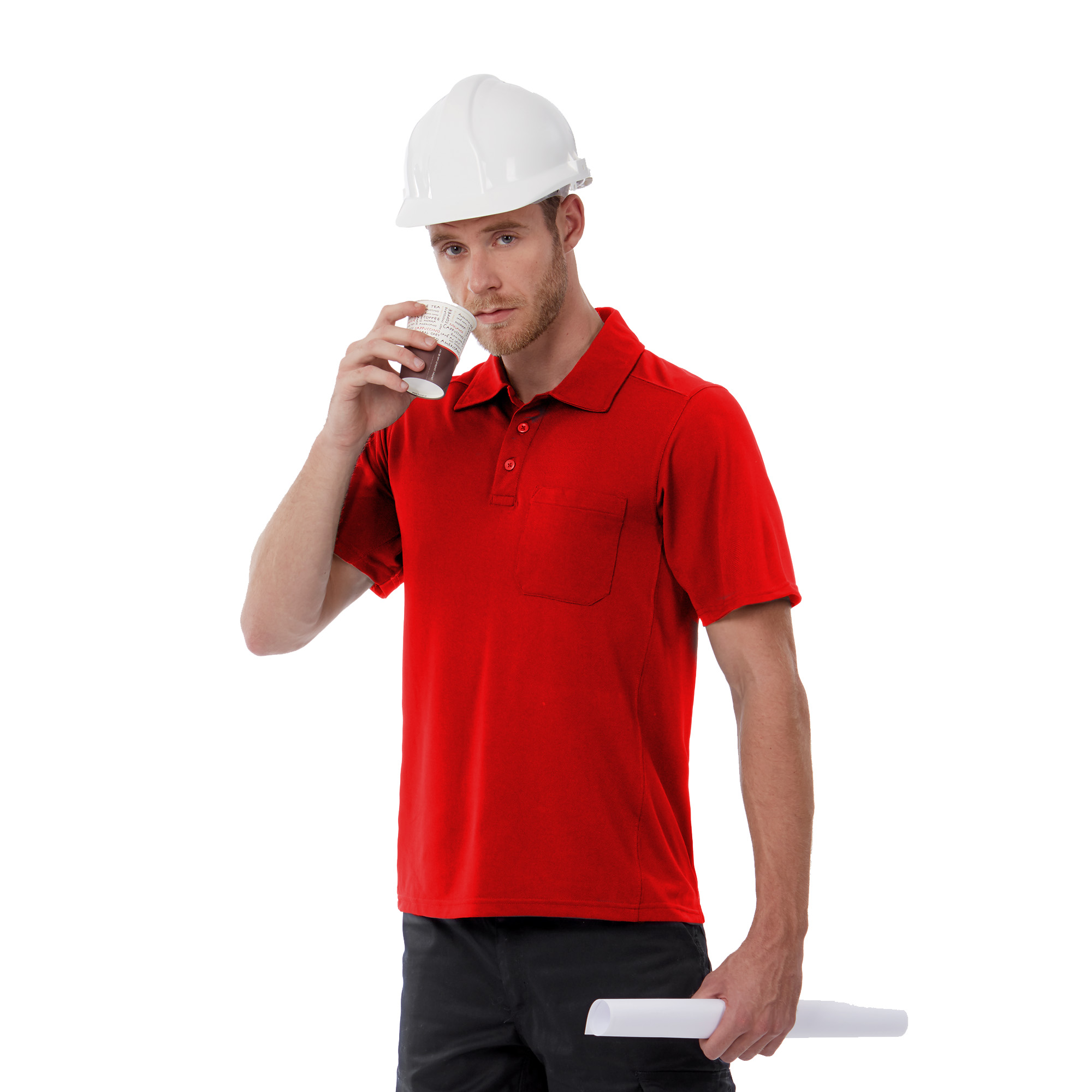 Поло CoolPower PRO Polo, красный, XL