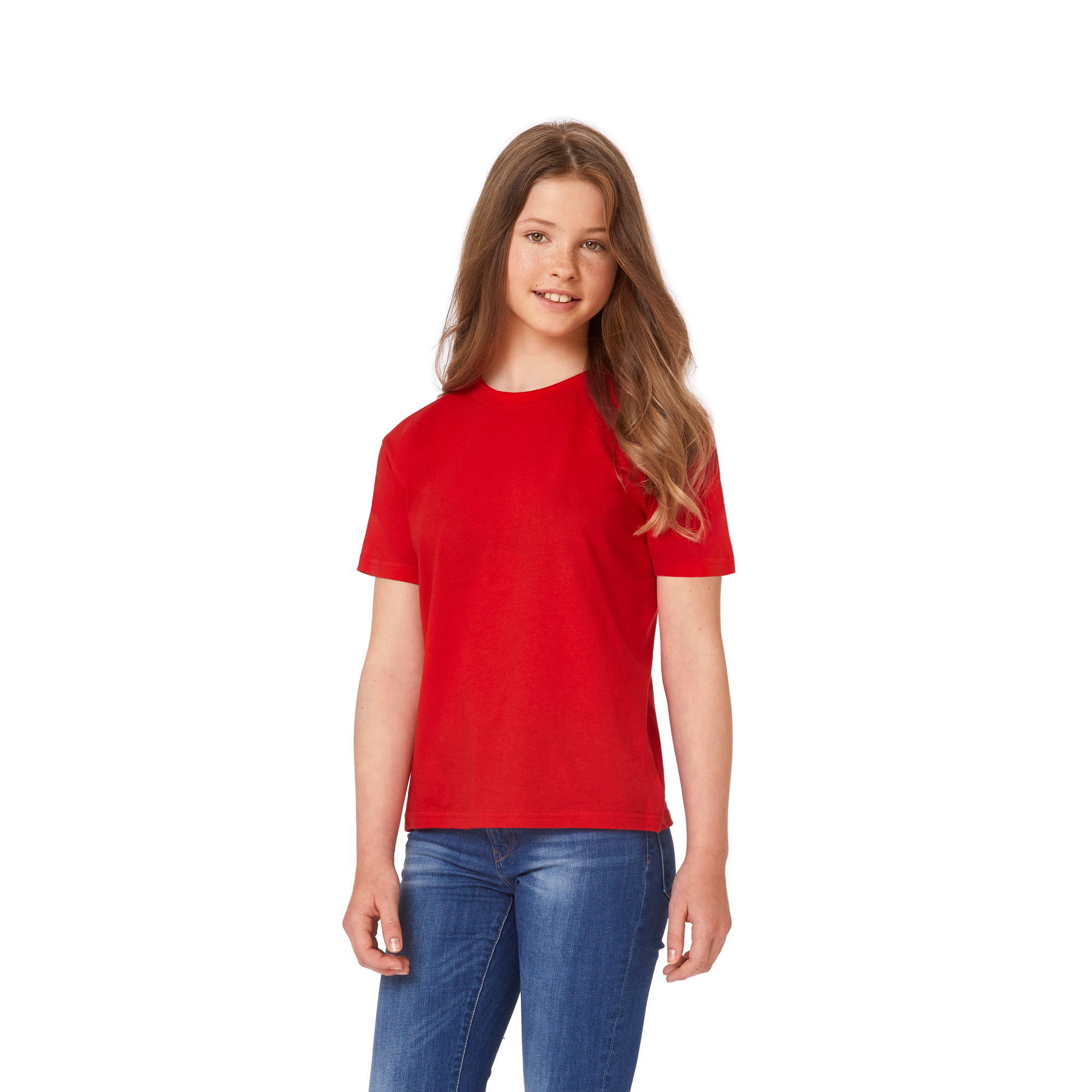 Футболка детская Exact 150/kids, красный, 5/6