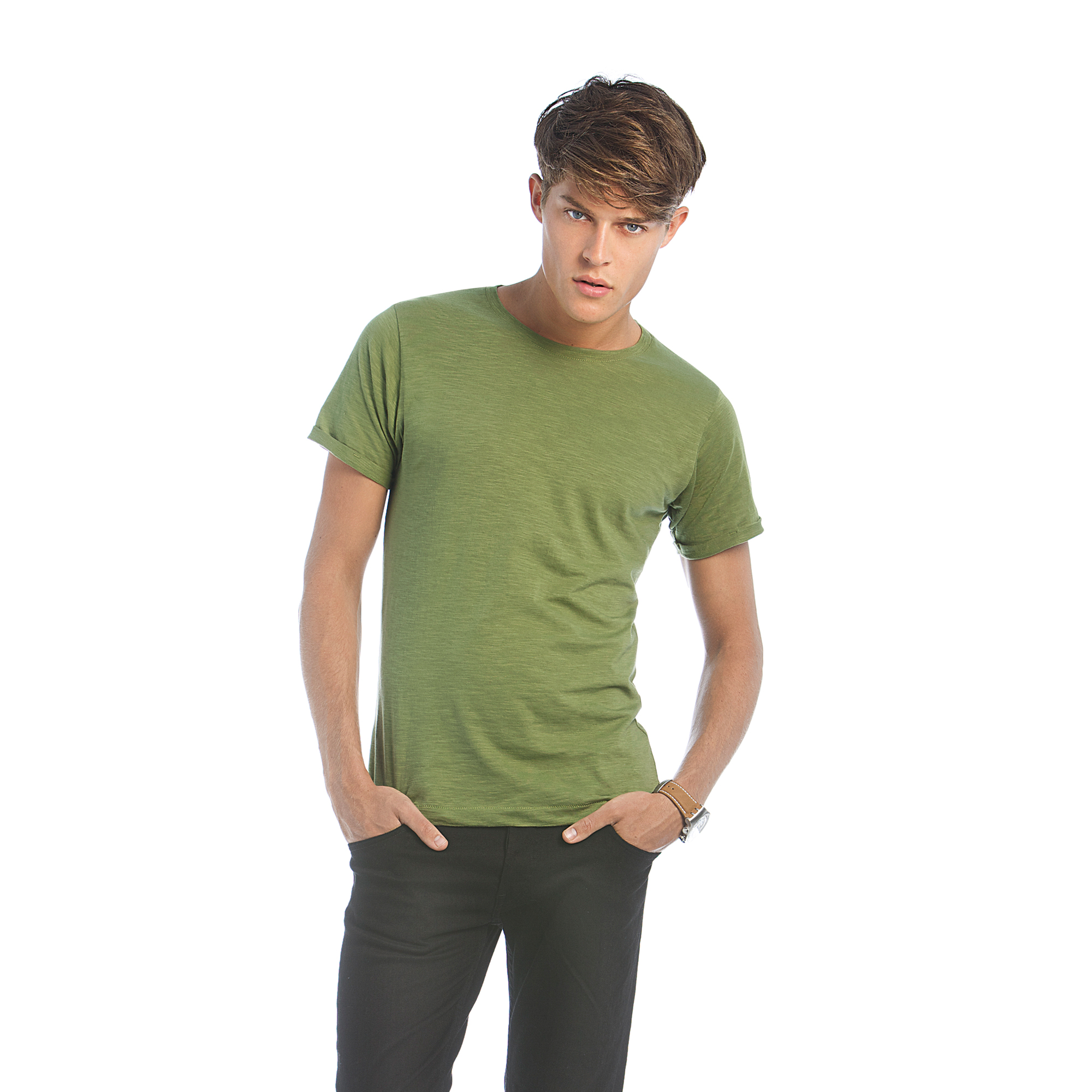 Футболка мужская Too Chic/men, стильный зеленый, S
