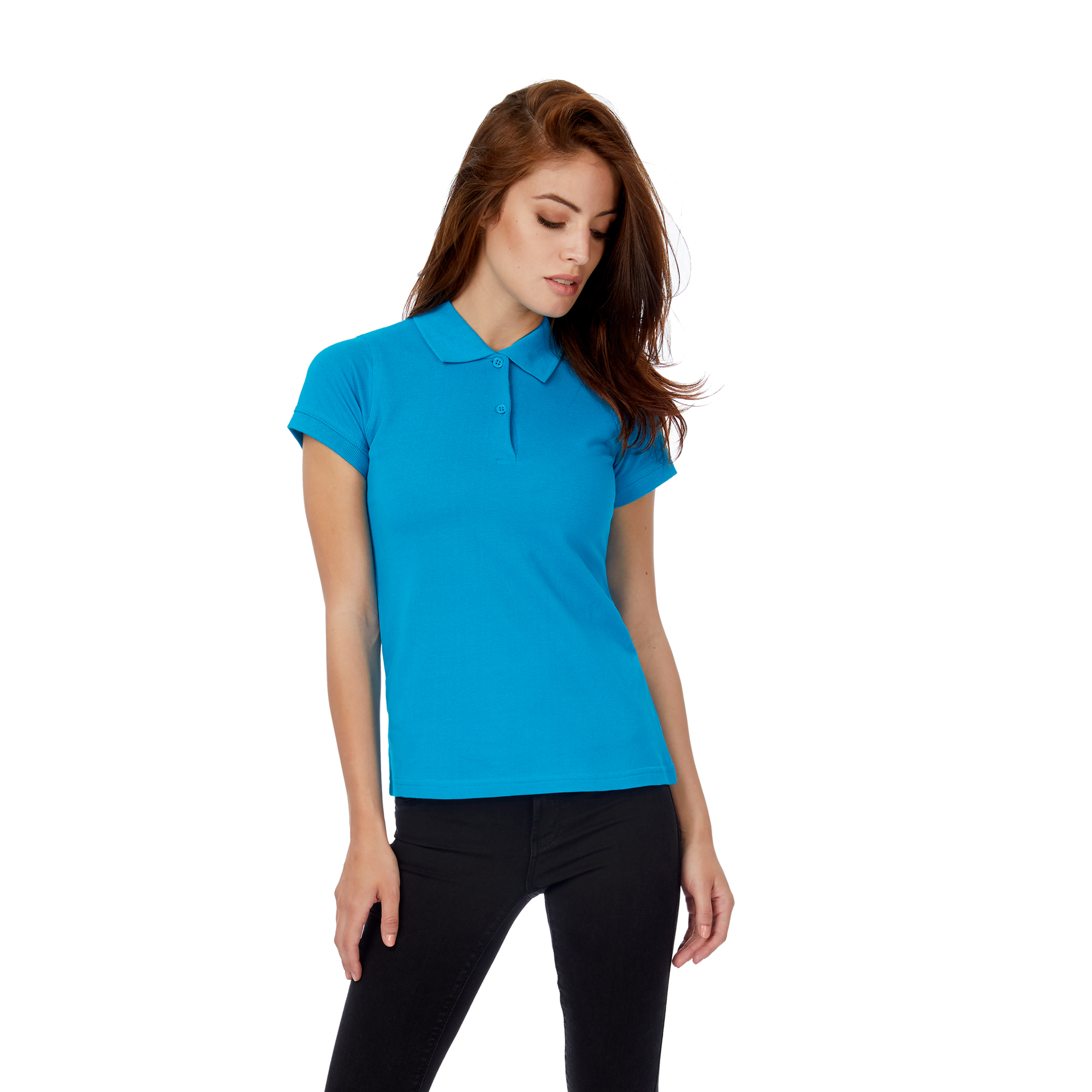 Футболка теннисная женская Safran Pure/women, ярко-бирюзовый, S
