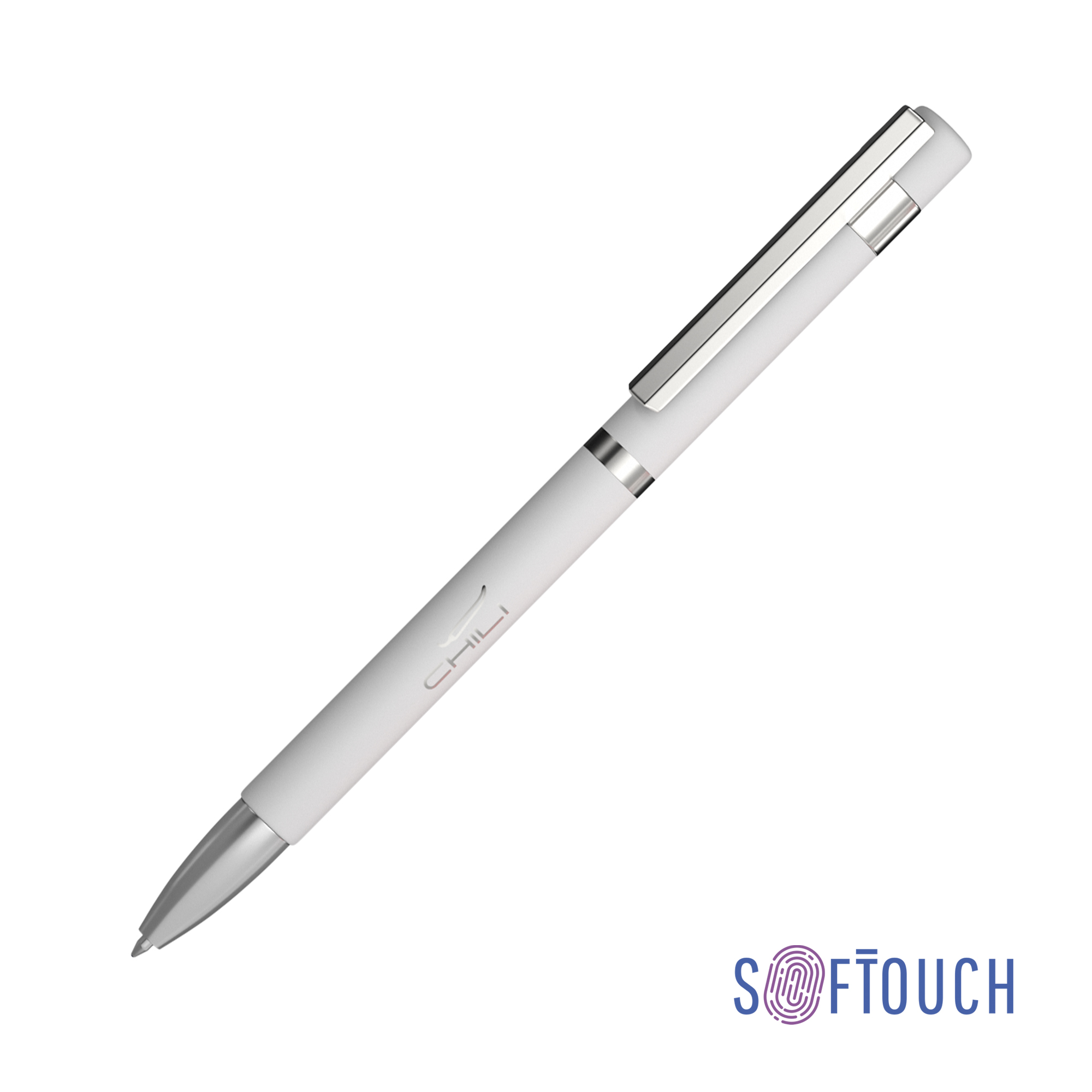 Ручка шариковая "Mars", покрытие soft touch, белый