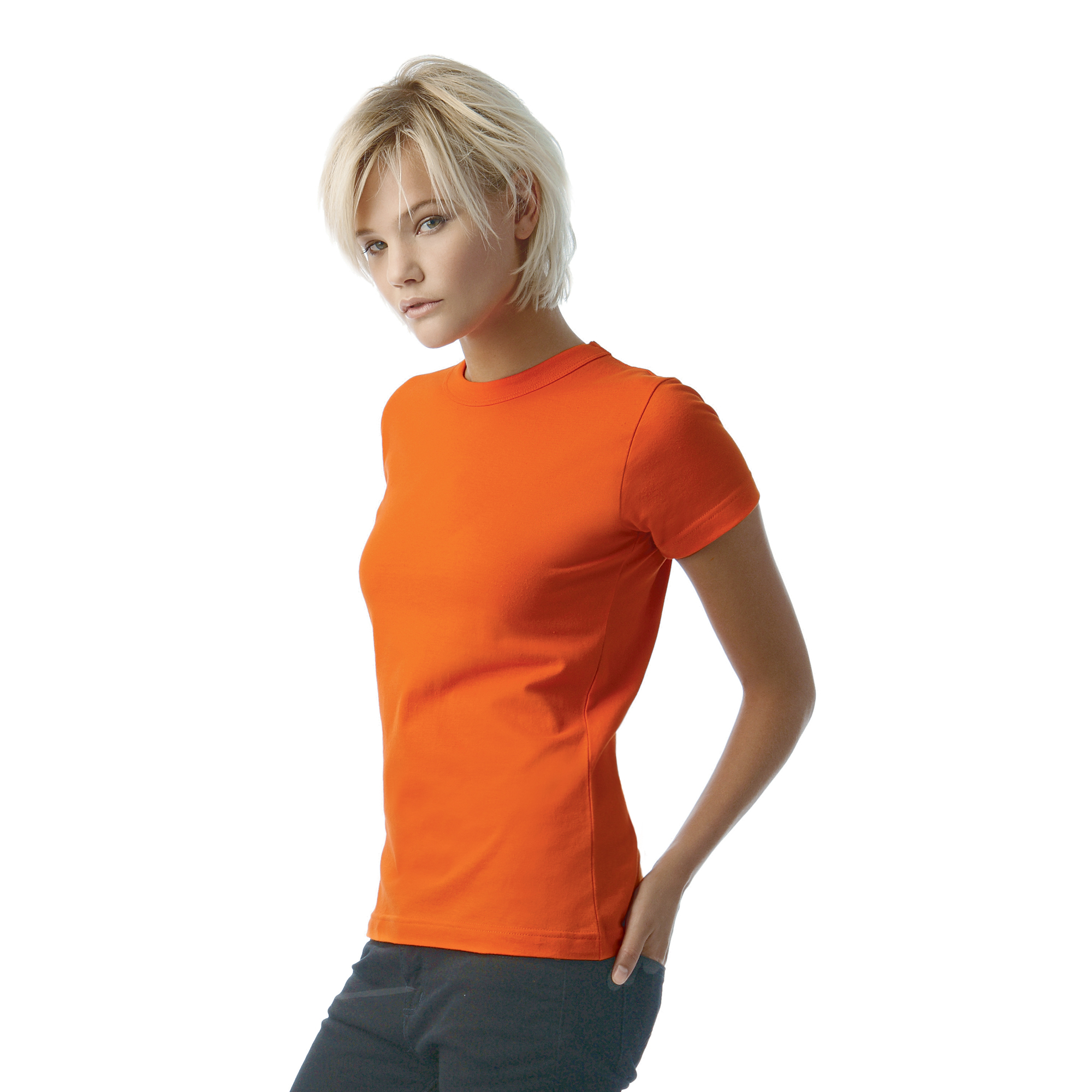 Футболка женская Exact 190/women, оранжевый, S