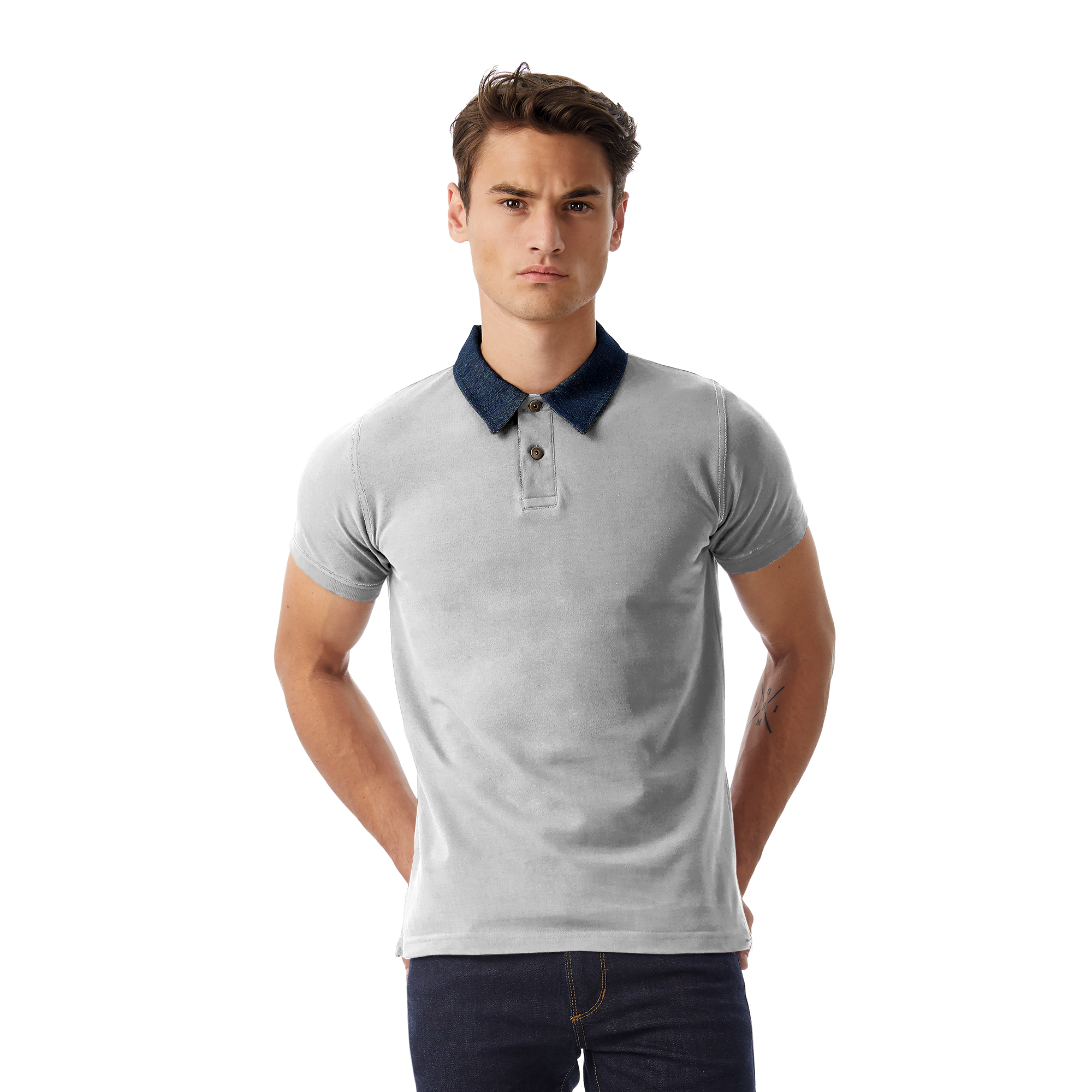 Футболка теннисная DNM Forward/men, пестрый серый, S