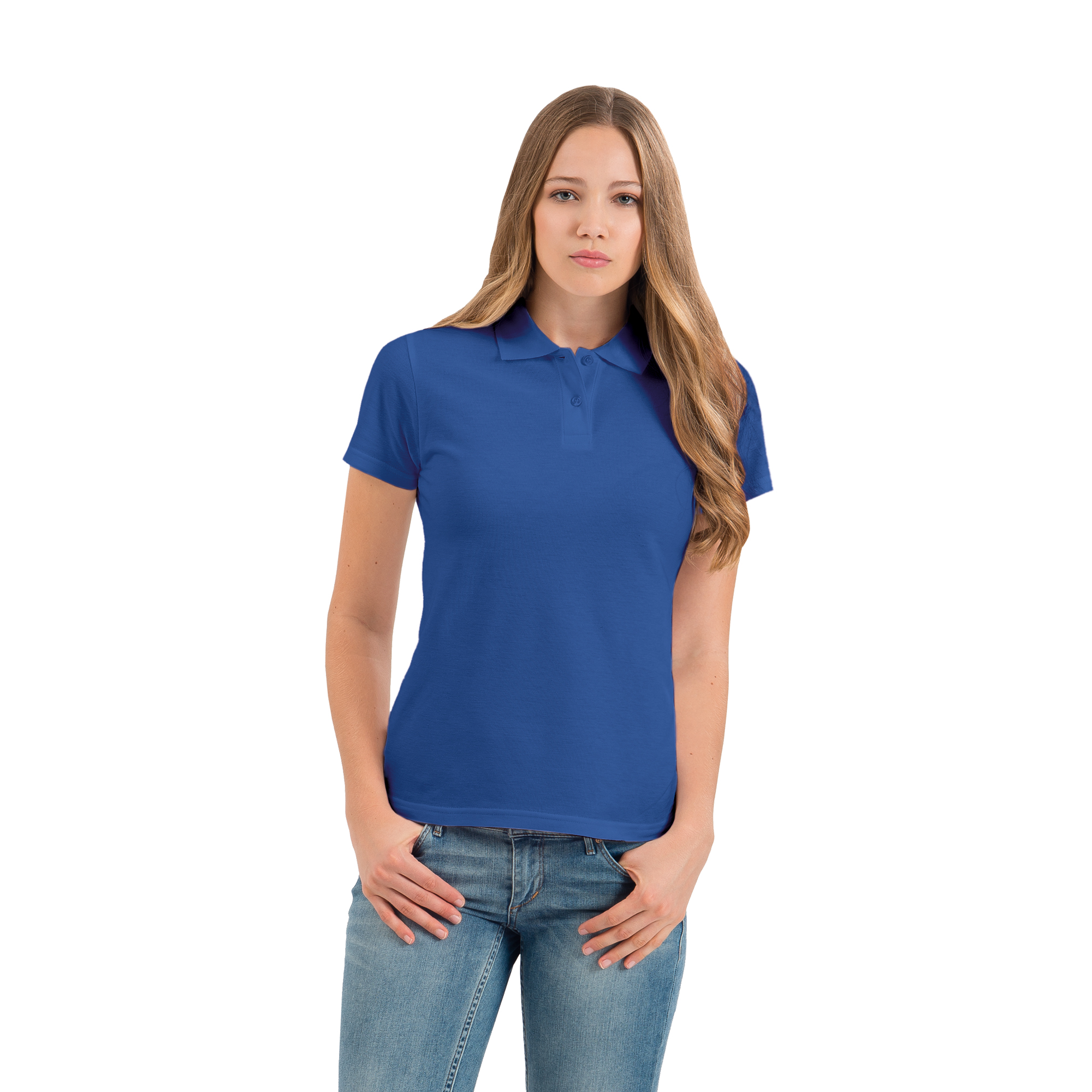 Футболка теннисная женская ID.001/women, ярко-синий, XXL