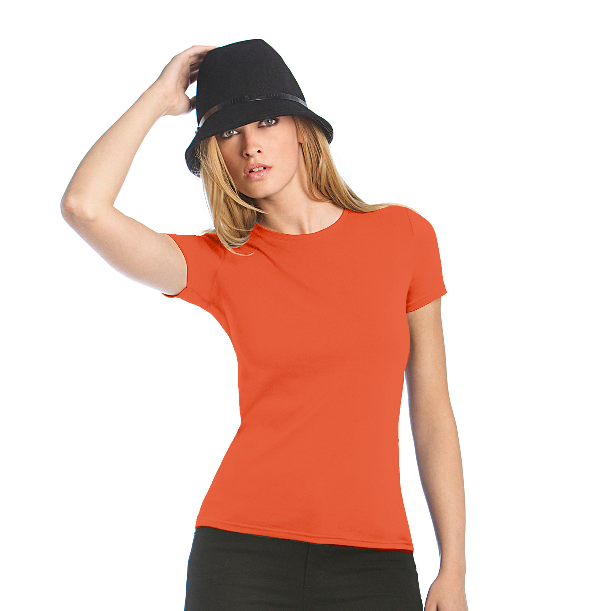 Футболка женская  Women-only, коралловый, XS