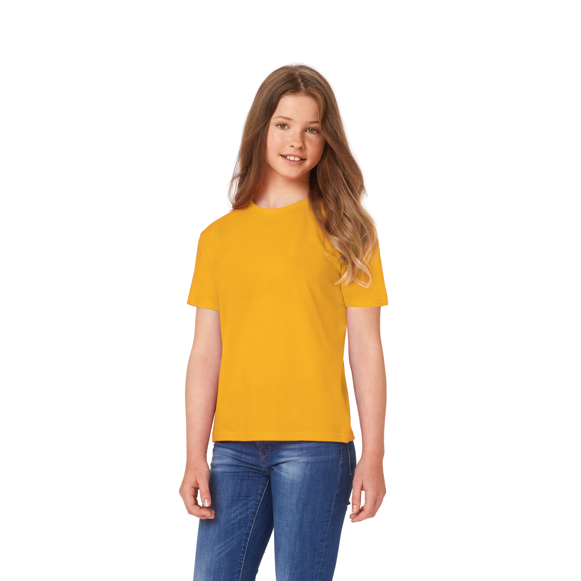 Футболка детская Exact 150/kids, желтый, 7/8