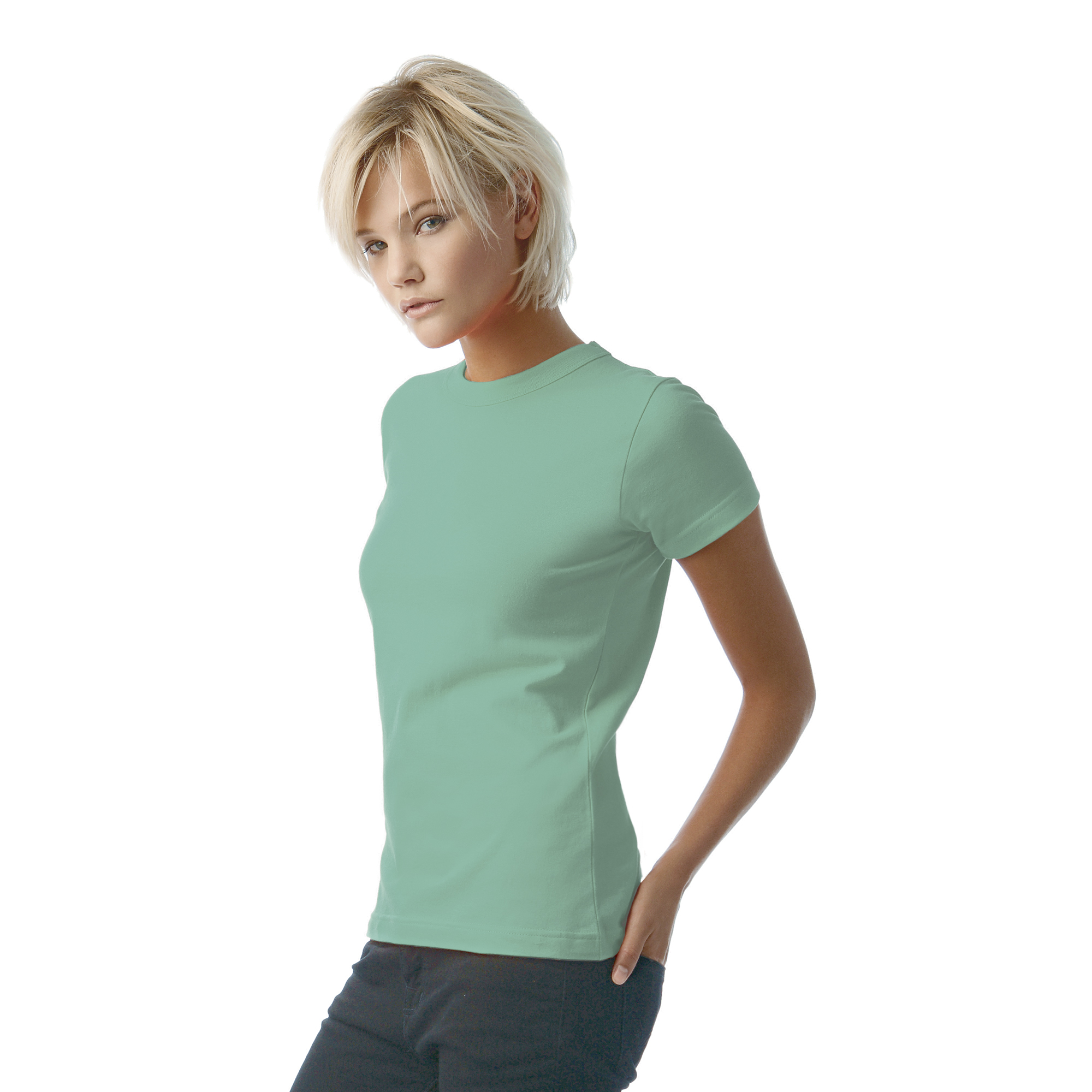 Футболка женская Exact 190/women, мятный, S
