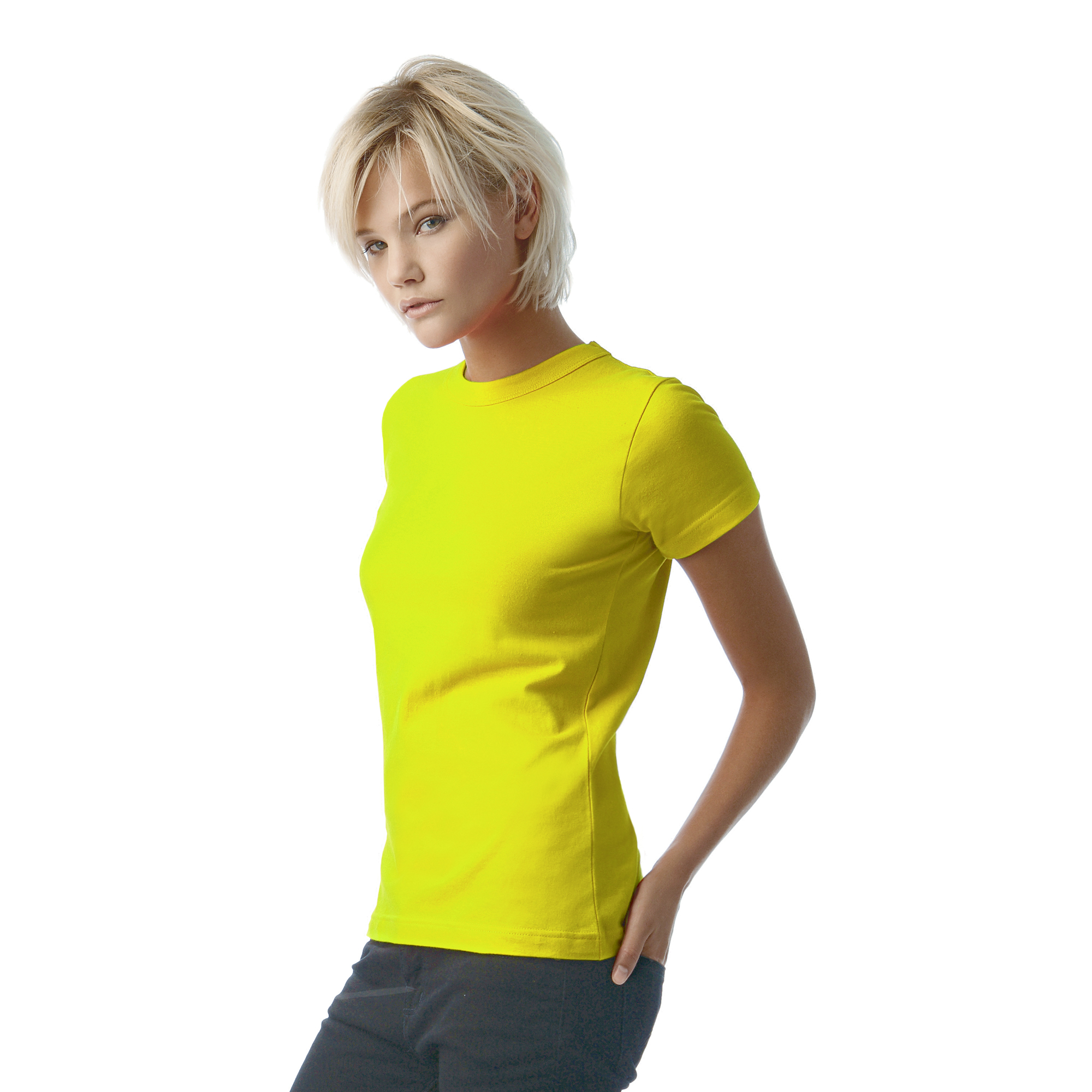 Футболка женская Exact 190/women, лайм, S