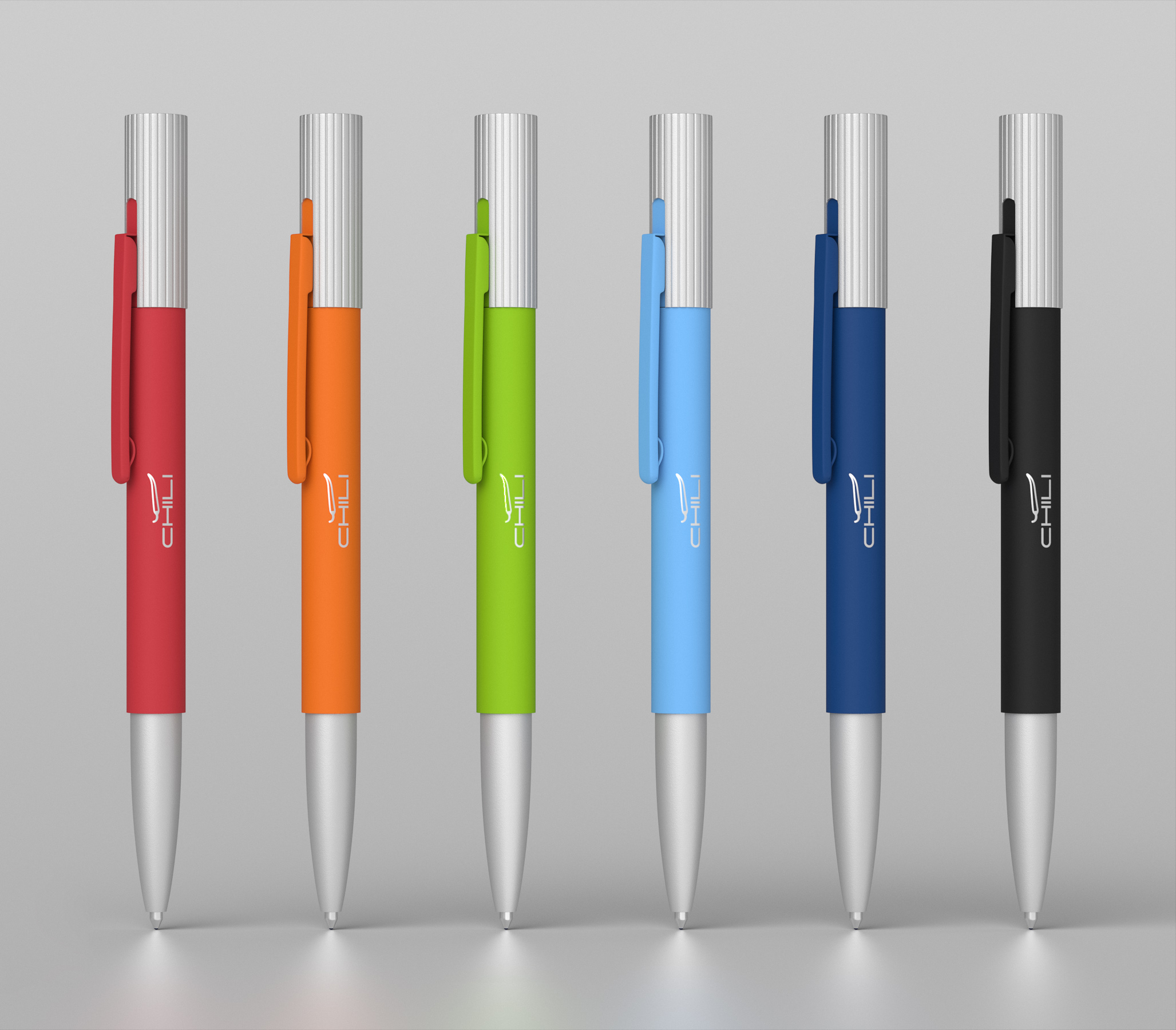 Ручка шариковая "Clas", покрытие soft touch, темно-синий