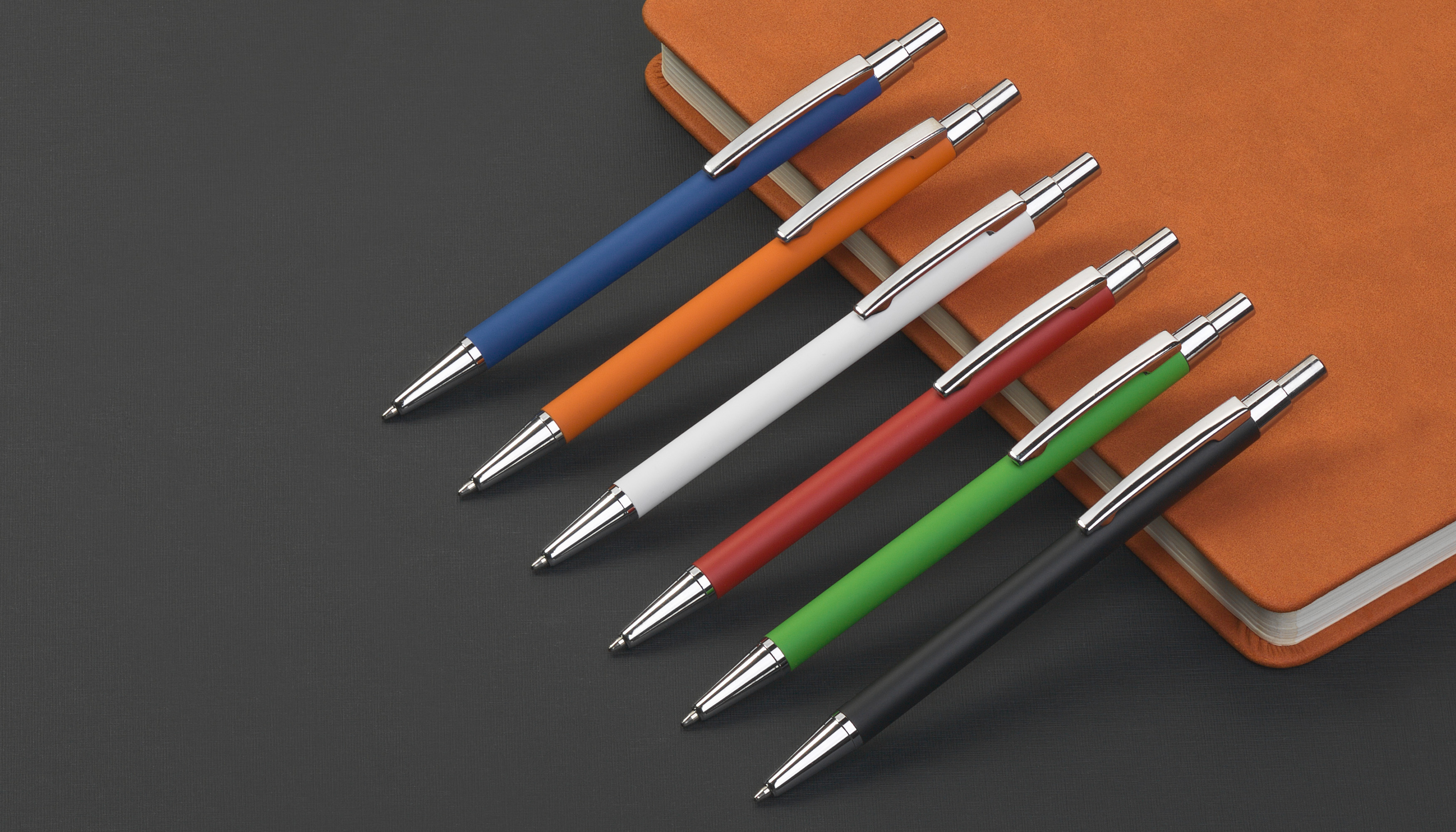 Ручка шариковая "Ray", покрытие soft touch, красный