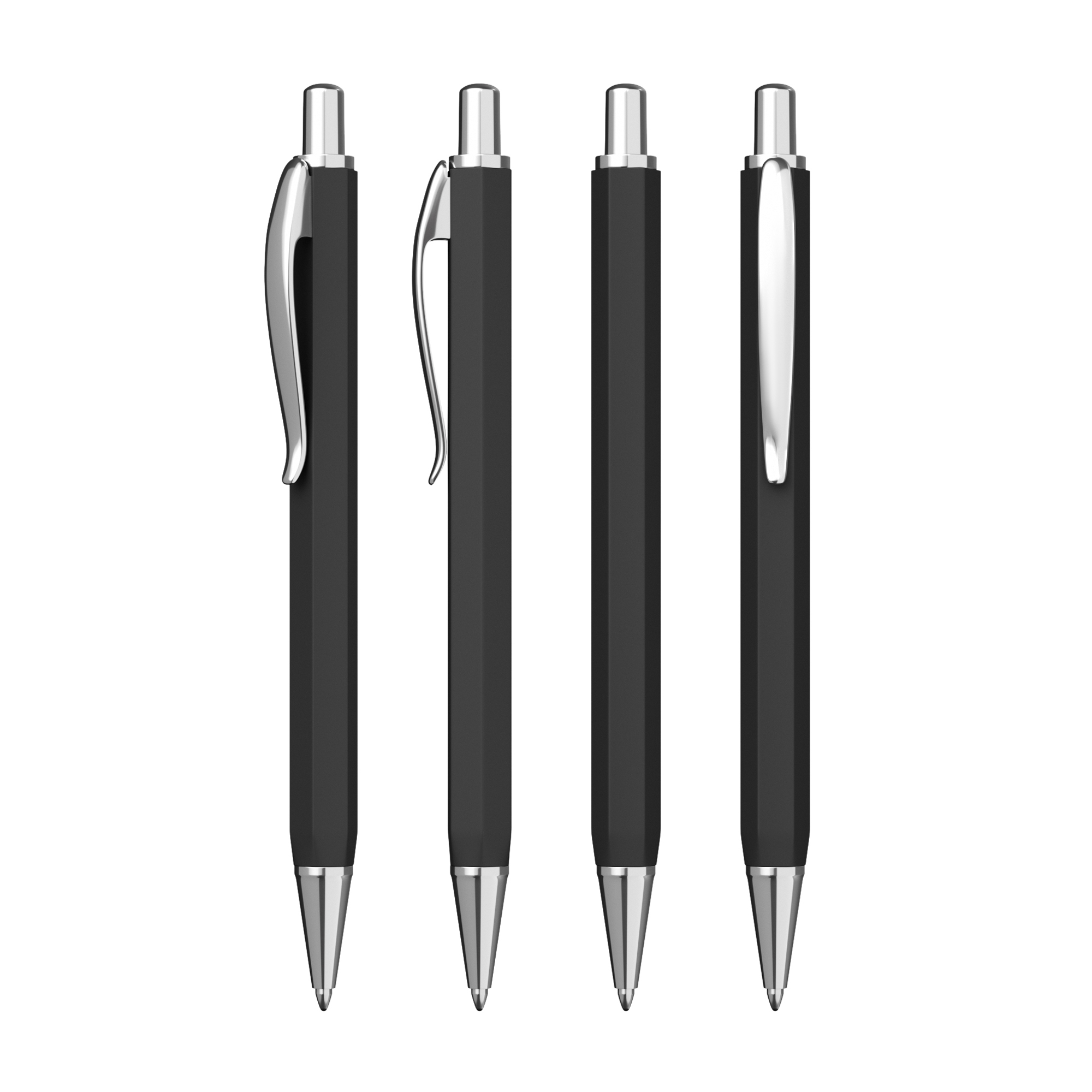 Ручка шариковая "Stanley", покрытие soft touch, черный