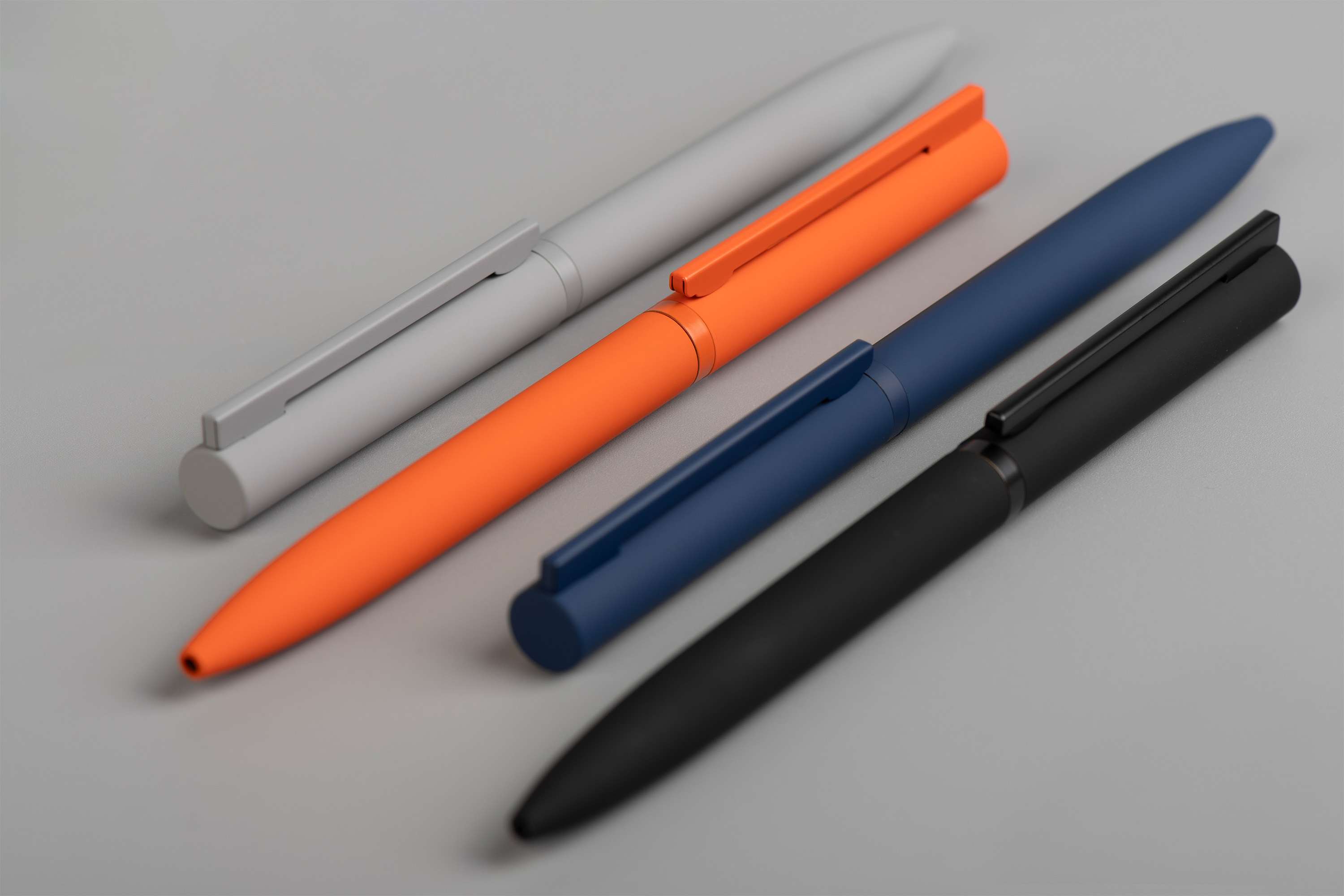 Ручка шариковая "Sirius", покрытие soft touch, темно-синий