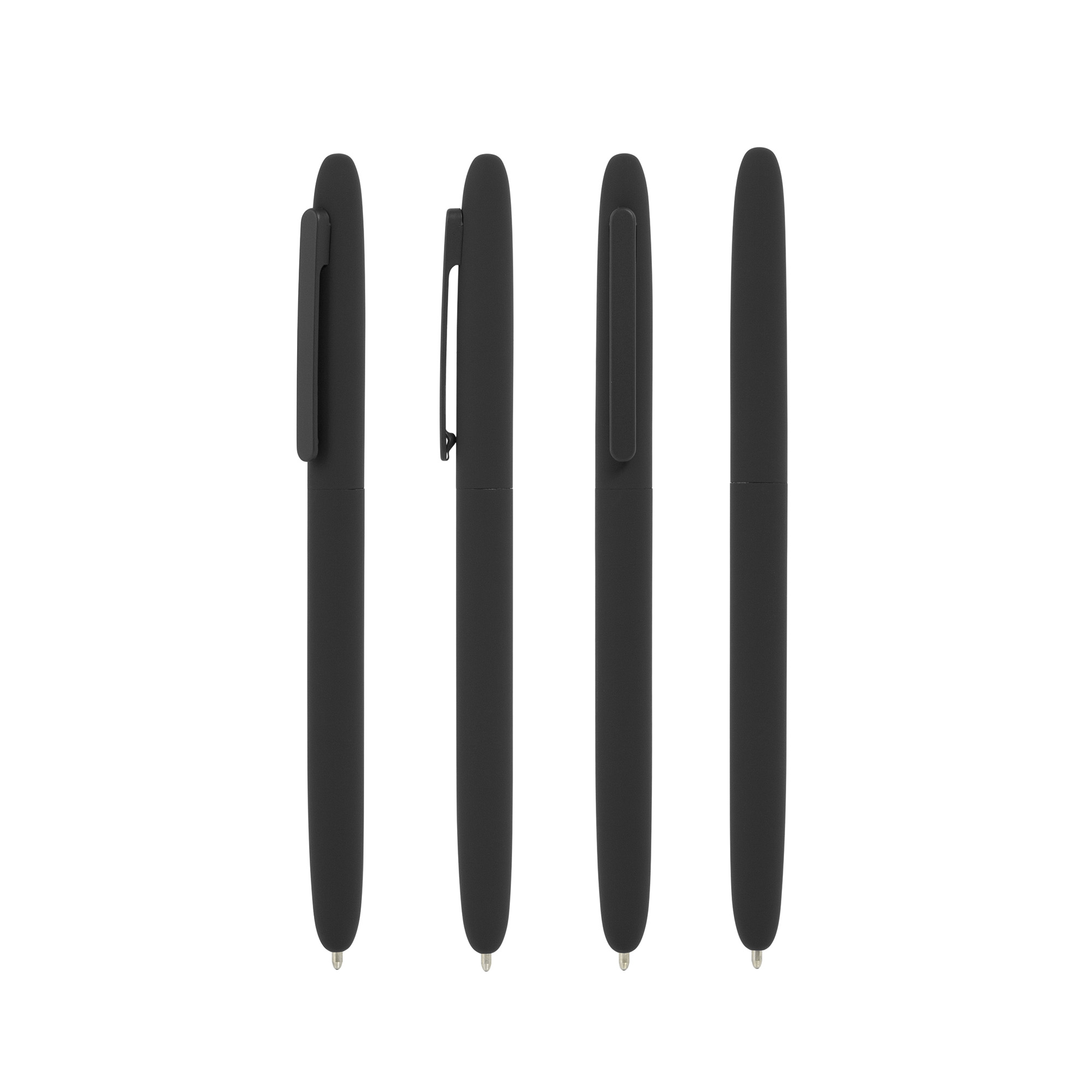 Ручка шариковая "Vega", покрытие soft touch, черный