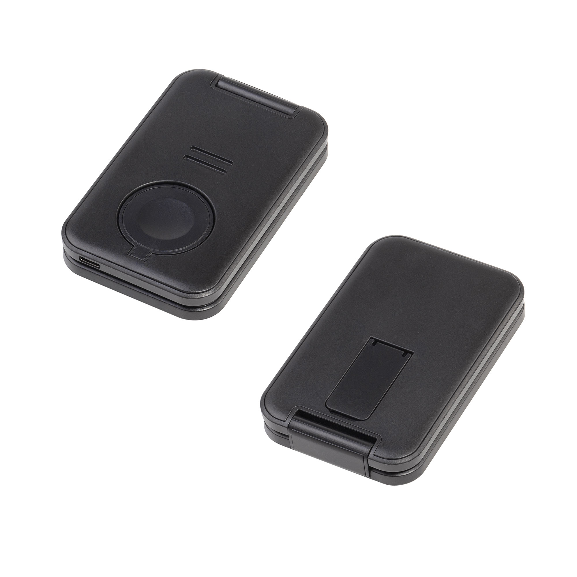 Складная беспроводная (15W) зарядная станция "Slap" с MagSafe, черный