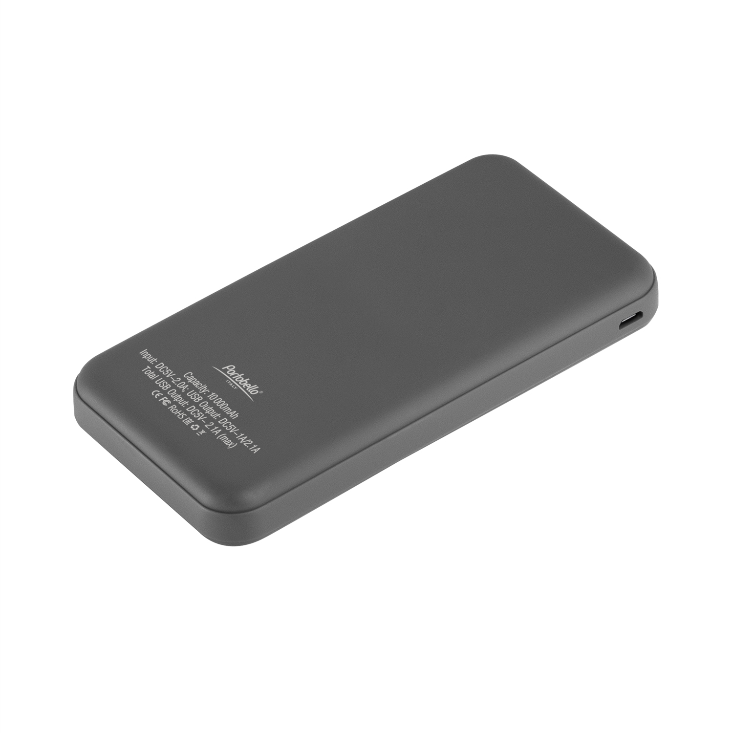 Внешний аккумулятор с подсветкой Старлайт Плюс PB (Starlight Plus PB) 10000 mAh, серый