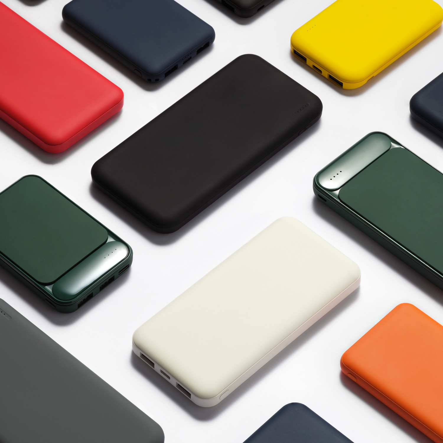 Внешний аккумулятор с подсветкой Старлайт PB (Starlight PB) 5000 mAh, зеленый