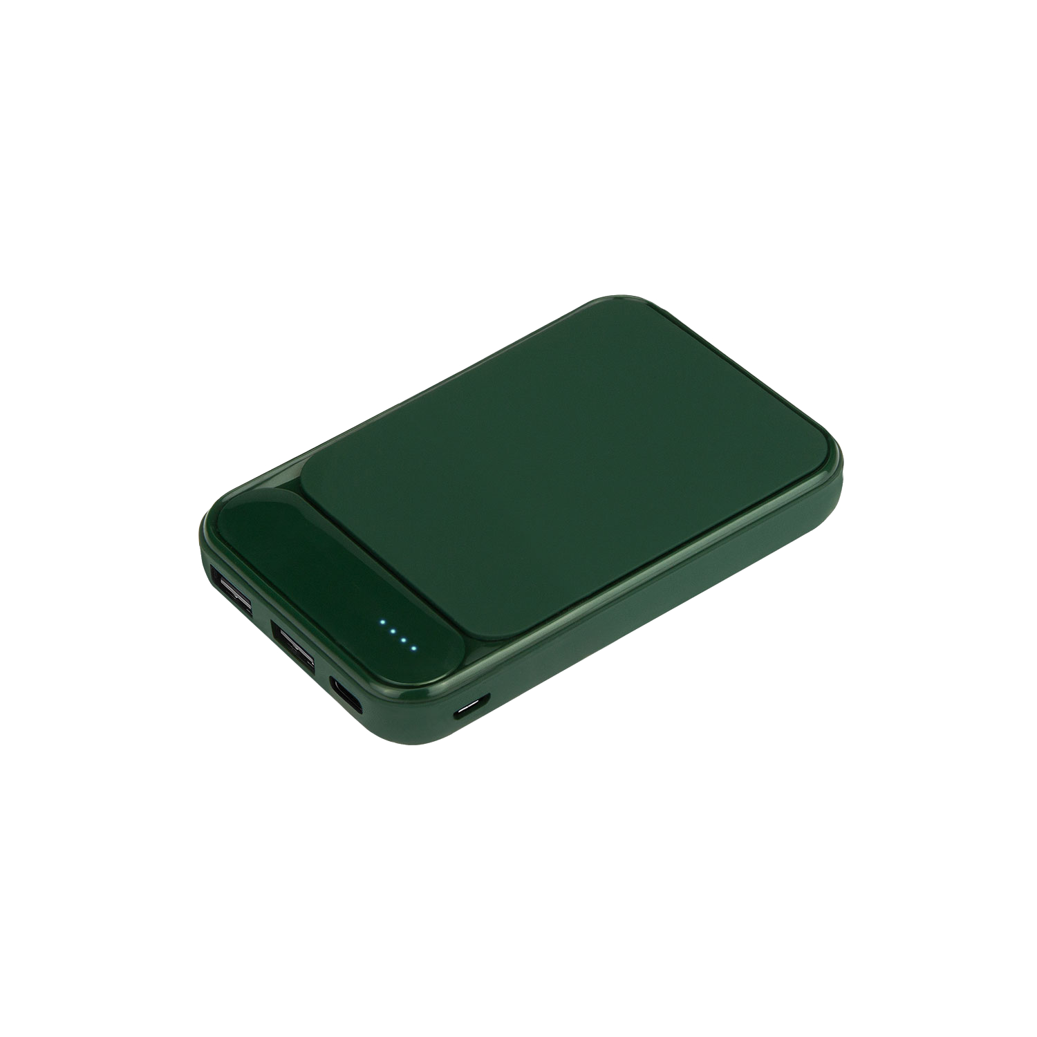 Внешний аккумулятор с подсветкой Старлайт PB (Starlight PB) 5000 mAh, зеленый