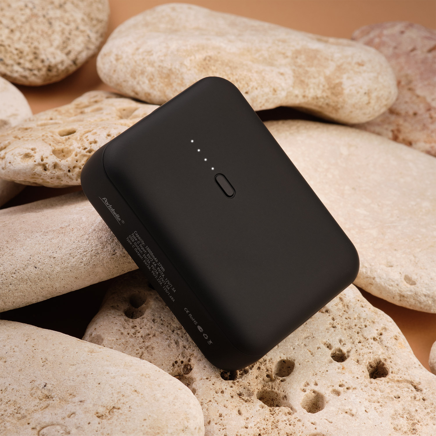 Внешний аккумулятор с функцией быстрой зарядки Формула (Formula) 10000 mAh, черный