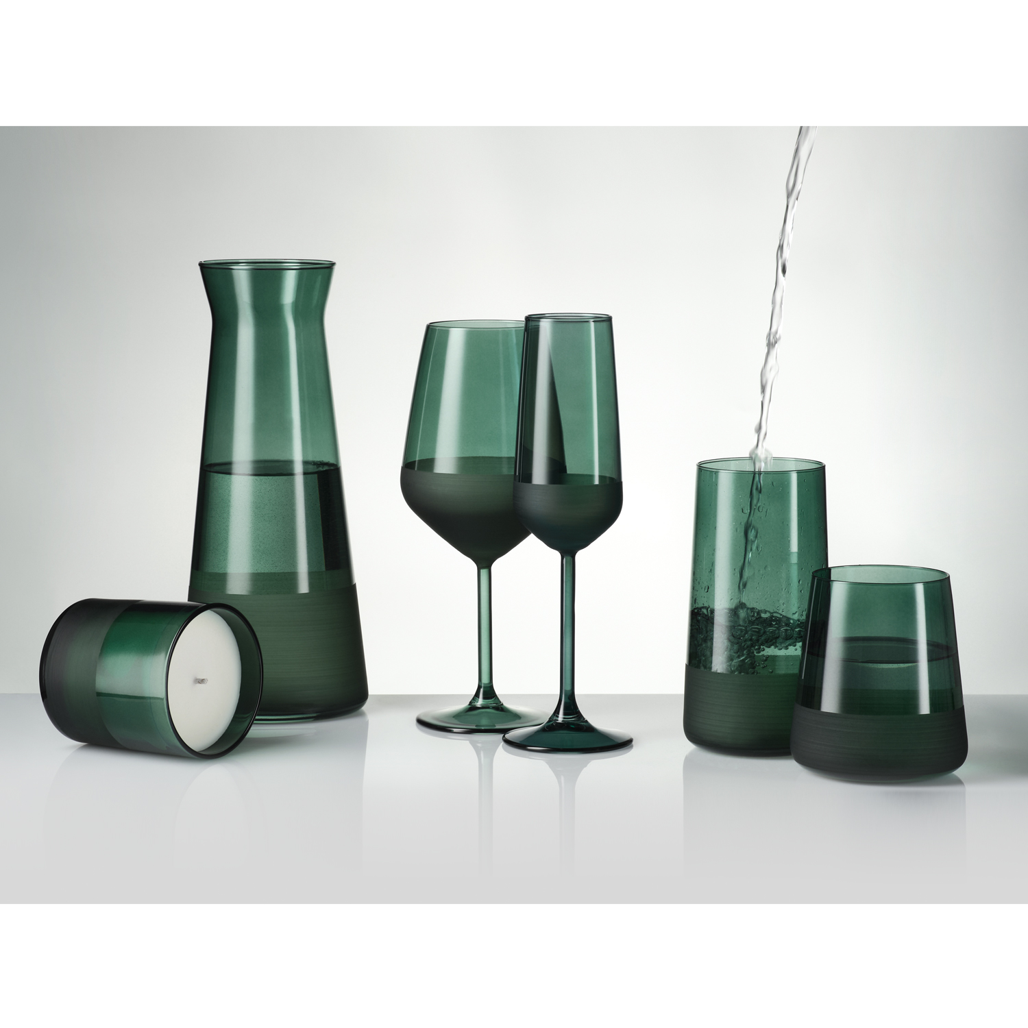 Стакан для воды высокий Эмеральд (Emerald), зеленый