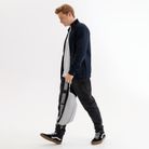 Толстовка на молнии Астин (Astin) темно-синяя, размер XXXL