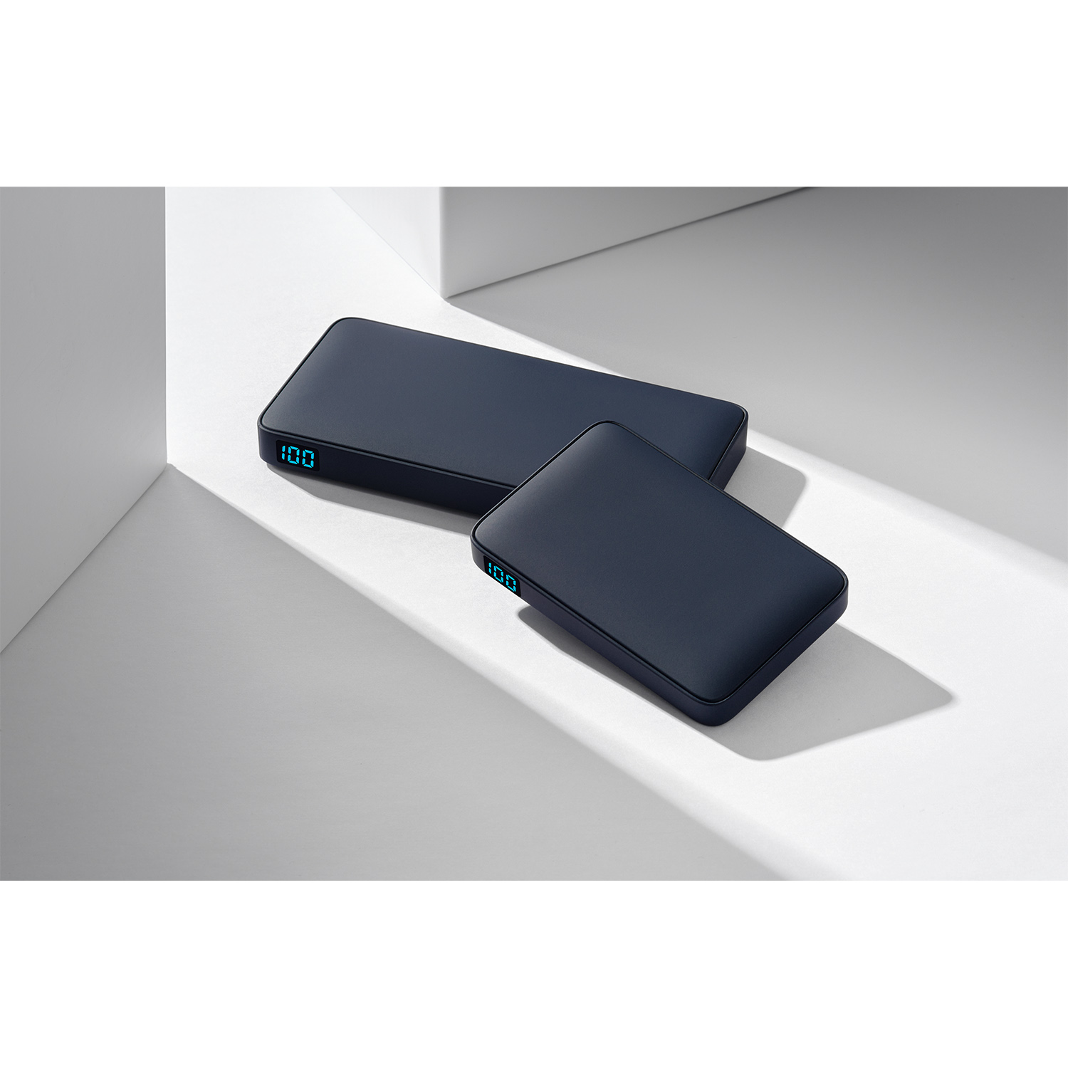 Внешний аккумулятор с подсветкой Анкор (Ancor) 5000 mAh, синий