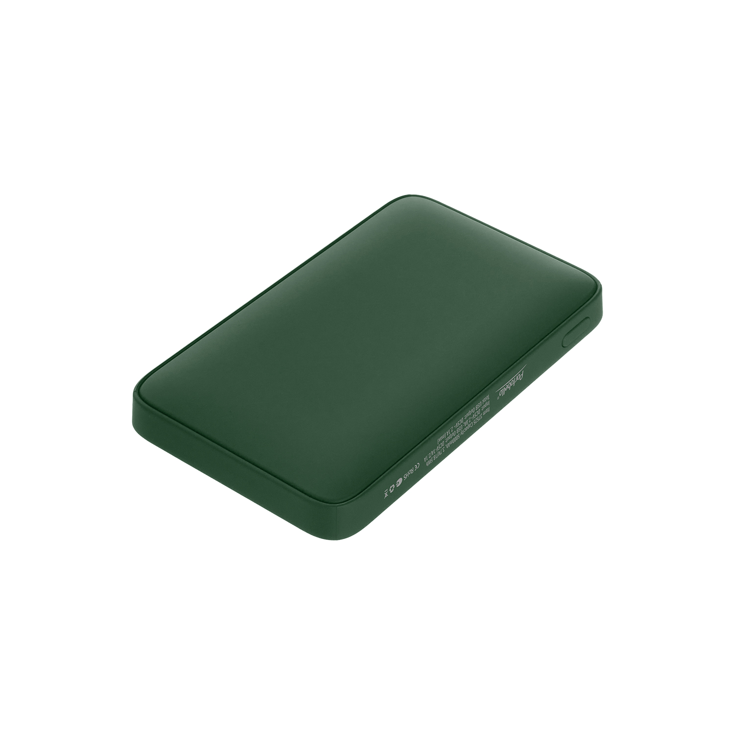 Внешний аккумулятор с подсветкой Анкор (Ancor) 5000 mAh, зеленый