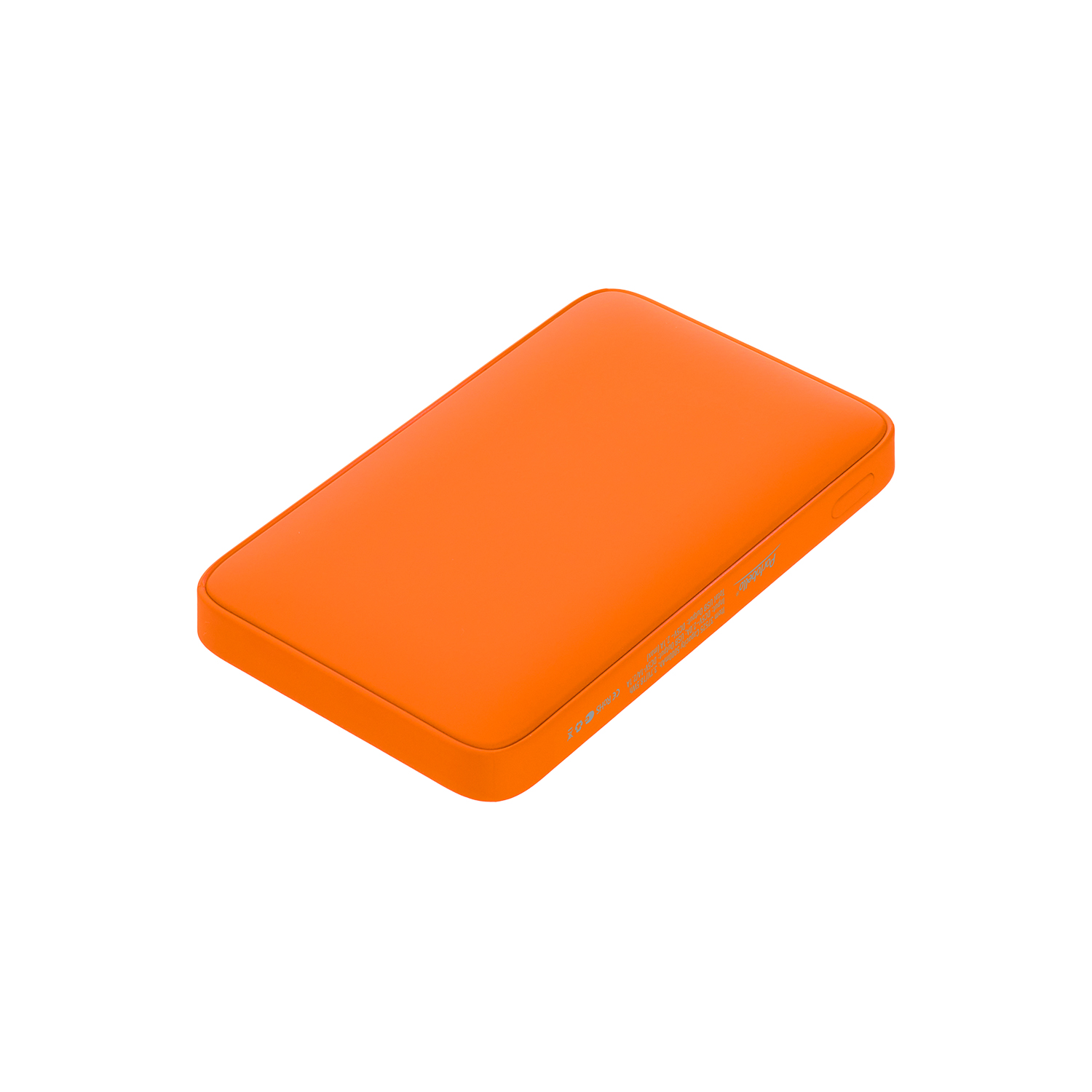 Внешний аккумулятор с подсветкой Анкор (Ancor) 5000 mAh, оранжевый