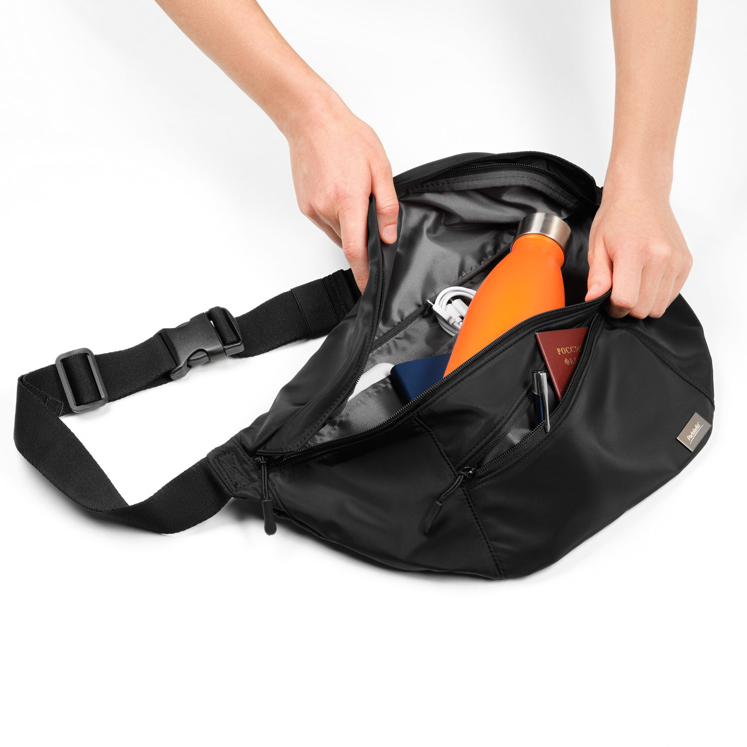 Сумка через плечо (cross body) Бостон (Boston), черная